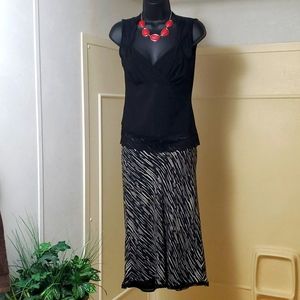 The Limited Silk Skirt